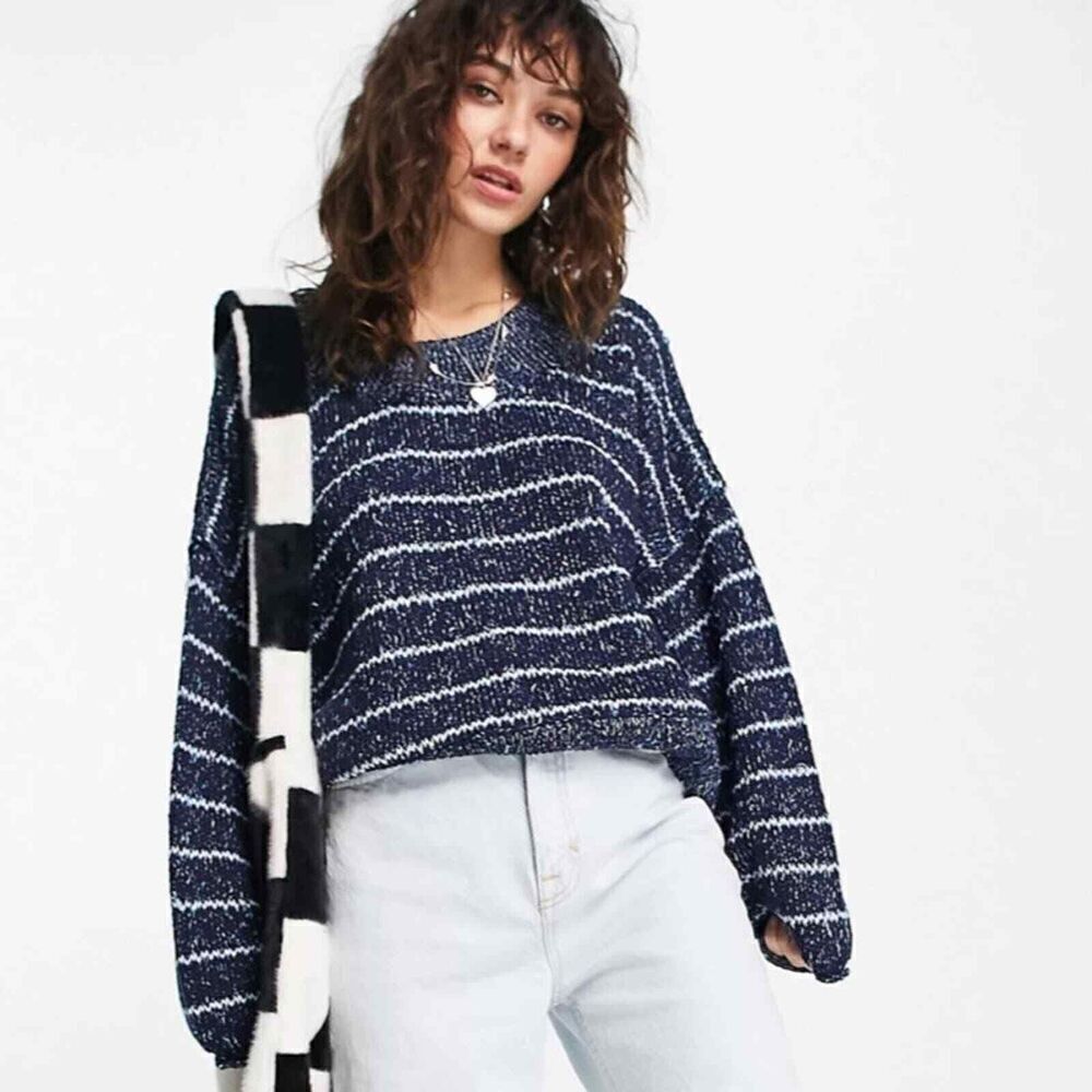 FREE PEOPLE Starlight Striped Sweater Size XSmall NEW​